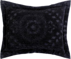 Better Trends 2 Pieces Set Chenille Bedspread Twin Size 100% Cotton Chenille Bedding Lightweight Medallion Pattern Bedroom Decor Rio Collection