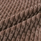 Set of 4 Light Brown Decorative Throw Pillow Covers 20x20 Inch Corduroy Pillow Covers for Bed Couch Sofa Living Room Soft Square Cushion Cases