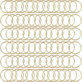 80Pcs Macrame Hoops Ring, BetterJonny 2 Inch Metal Craft Rings Hoops Gold Dream Catcher Rings Wreath Hoop Rings for Home Decorations DIY Crafts and Wall Hanging Crafts