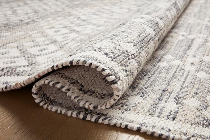 Loloi Angela Rose Rivers Collection RIV-01 Denim/Ivory 7'-9" x 9'-9" Reversible Area Rug
