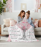Aipon Best Friend Blanket 40"x50" Bestie Soul Sister Gift for Women Birthday Wedding Graduation Friendship Gift for BFF Women