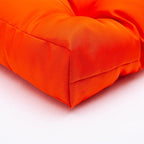 QILLOWAY Outdoor Seat/Back Chair Cushion Tufted Pillow, Spring/Summer Seasonal Replacement Cushions. (Orange)