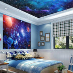 Space Tapestry for Bedroom Aesthetic Outer Space Galaxy Night Starry Sky Stars Universe Tapestry Nebula Wall Hanging Backdrop for Living Room Dorm Home Decoration (60'' x 79'')