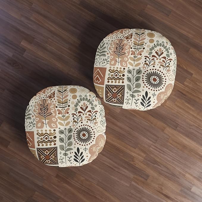 Tufted Floor Pillow, Round