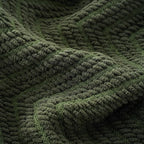 BATTILO HOME Olive Green Throw Blankets for Couch, Knitted Green Throw Blanket for Bed, Super Soft Warm Large Throws for Home Decor, 60" x 80"