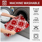 Reversible Couch Cover Blanket, Christmas Couch Cover, Chenille Sofa Cover Blanket, Christmas Sofa Covers Washable, 71"×102" Couch Covers for Recliner & Chair (1PC, Red, Loveseat)