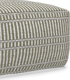 SIMPLIHOME Safford Square Pouf - 20 inch Wide Upholstered PET Polyester Ottoman in Natural/Travertine/White, Boho Indoor/Outdoor Footstool or Extra Seating for Living Room or Bedroom, Assembled