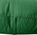 4-Pack 100% Cotton Lumbar Comfortable Solid Decorative Throw Pillow Case,Thmyo Rectangle Cushion Cover Pillowcase Sublimation Blank Pillow Covers DIY Pillow Covers(12x20inch/30x50cm, Christmas Green)