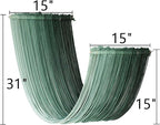 Jakalin Macrame Wall Hanging Green Yarn Wall Art Boho Decor Textile Tassel Cord Bohemian Home Decor for Home Living Room Bedroom