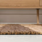JONATHAN Y Jayden Woven Jute Stripe Natural/Brown Runner Rug, 2x10, Rustic, Farmhouse, Traditional, Lodge, Easy-Cleaning for Living Room, Bedroom, Kitchen, Non-Shedding (NRF202A-210)