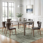 Area Rug 6x9 Abstract Living Room Washable Rugs Green Black Non Slip Low Pile Carpet for Bedroom Dining Room Foldable Thin