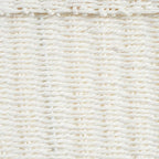 Household Essentials White Paper Rope Waste Basket Trash Bin for Bathroom, Bedroom, Office ML-7192