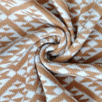 Knitted Full Size Throw Blanket - Lightweight Breathable Summer Soft Blanket of Polyester Imitation Cotton for Anti-Static,Luxury Throws for Bed, Couch and Sofa,Cozy Decorative Blankets,D2