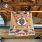 Hopstar Aztec Throw Blanket Navajo Indian Blankets and Throws Boho Western Decor Couch Cover Blanket for Bed Sofa Living Room Beach Travel 51"x63"