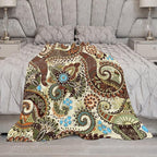 Vintage Bohemian Throw Blanket Indian Mandala Colorful Pattern Blanket for Sofa Bed Couch Chair Or Dorm 60"x80"