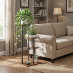 3 Tier Plant Stand Indoor, Tiered Plant Stands for Indoor Plants Multiple, Corner Flower Stand for Living Room, Multi-Layer Vintage Design Plant Shelf