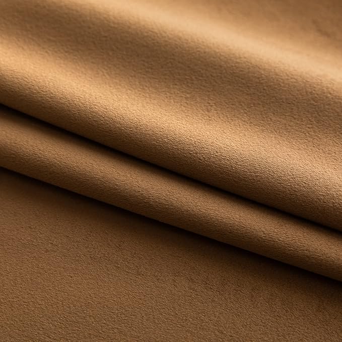 NiNi ALL Decorative Throw Pillow Covers Pack of 2, Velvet Cushion Case for Couch Bedroom Living Room Outdoor, Pillow Covers 24x24 Inch（60 x 60 cm） Brown