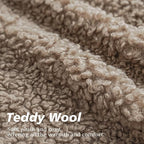 Foindtower 2 Pieces 26x26 Inch Khaki, Faux Fur Throw Pillow Cover Accent Sherpa Pillow Fuzzy Soft Pillowcases Sheepskin Decorative Fleece Cushion Case for Bed Couch Living Room