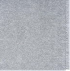 LUXE WEAVERS Solid Machine Woven Gray 2x8 Area Rug, Indoor Stain-Resistant Carpet