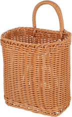 1Pcs Kitchenware Hanging Basket Wall Hanging Flower Baskets Front Door Hanging Basket Woven Hanging Basket Tableware Plant Basket 11 x 6.68 x 4.32inch