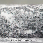 Abstract 2x4 Entryway Area Rugs: Washable Water Resistant Kitchen Rug Non-Slip Durable Doormat Ultra Soft Bedroom Beside Carpet Indoor Low Pile Floor Mat for Bathroom Stove Sink Area(2x4,Black/Grey)