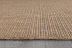 Beverly Rug Easy Jute Natural Entry Rug 2x3 Solid Washable Durable Outdoor Indoor Area Rugs for Living Dining Room Patio Office Stain Resistant Non Shedding Casual Indoor Outside Carpet 2 x 3 Natural