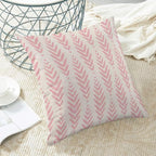 BETGINY Boho Pillow Covers 20 x 20 Inch Pack of 2, Pink Bohemian Ethnic Herringbone Pattern Decorative Throw Pillow Covers Vintage Linen Farmhouse Outdoor Pillowcase for Bedroom Home Sofa Decor