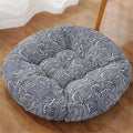 Large Round Floor Cushion, Comfortable Cotton and Linen Boho Meditation Pillow Tatami Seating Cushion for Room Reading Book Nursery Room Balcony,E,60 * 60cm
