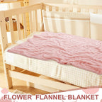 8 Pcs 3D Boho Baby Blanket for Girls Boys Fluffy Toddler Blanket Soft Warm Newborn Toddler Receiving Crib Stroller Blankets Infant Gift for Baby Shower, 32" x 24" (Rainbow)