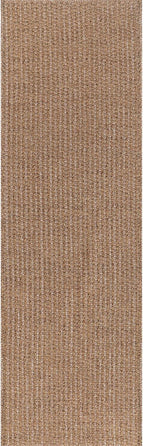 Easy Jute Runner Rug 2x7 Indoor Outdoor Natural Rugs Solid Fiber Rug Woven Area Rug Boho Easy Clean Inside Carpet for Living Room Bedroom Dining Room Hallway or Outdoor Patio Porch (2 X 7 Natural)