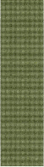 EARTHALL Woven Runner Rug 3x10 Ft Washable Runners for Hallways Long Non Slip Rubber Backed Kitchen Runner Braided Indoor Floor Carpet Runners for Entryway, Hallway, Kitchen, Green