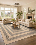 LUMI 9x12 Jute Area Rug for Living Room, Natural Braided Woven Rugs Non Slip, Neutral Carpets No Shedding, Durable for High Traffic, Dining Room, Indoor, Outdoor, Patio