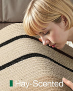 LUMI 4x6 Jute Area Rug for Living Room, Natural Handwoven Rugs Non Slip, Farmhouse Braided Carpets No Shedding for High Traffic, Dining Room, Indoor, Outdoor, Patio