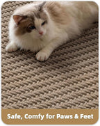 Color&Geometry Handwoven Jute Entry Rug - Natural Textured Front Door Mat 32"x48", Non-Slip Durable & Eco-Friendly Doormat for High-Traffic Entrance, Rustic Farmhouse Welcome Mat, Jute Tan