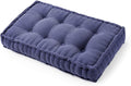 DormCo Rainha - Ultra Thick Tufted Floor Pillow - Navy Blue