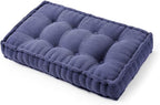 DormCo Rainha - Ultra Thick Tufted Floor Pillow - Navy Blue