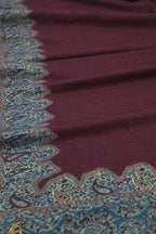 Achillea Reversible Paisley Pashmina Rave Scarf – Exotic Indian Shawls and Wraps for Evening Dresses, Festivals, All Seasons