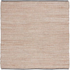 SAFAVIEH Area Rug 8x10 - Natural Fiber Collection - Large - Natural & Black, Farmhouse Style, Ideal for Living Room, Bedroom, Dining Space (NF832A)