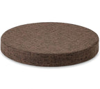 Tromlycs Round Chair Seat Cushion Pad 16 inch for Circle Bistro Chairs Non Slip Foam Cushion Brown