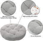 Extra Large Floor Pillow 35 Inch Round Circle Chair Floor Meditation Cushion Papasan Swing Cushion for Adults Oversized Playroom Pillows Big Pillow for Yoga Living Room Sofa