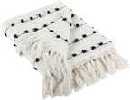 DII Woven Loop Throw Collection, 50x60, Off-White