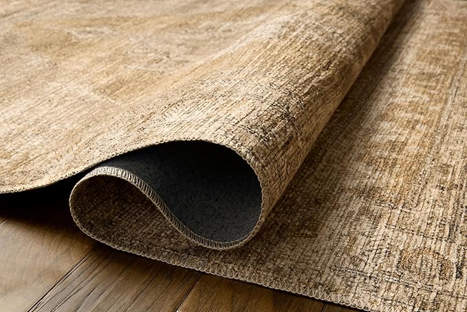 Loloi Amber Lewis Cambria Collection CBR-03 Taupe/Antique Bronze 2'-6" x 9'-6" Runner Rug Jute, Neutral, Vintage Style, Antique Tone, Living, Bedroom, Dining, Carpet