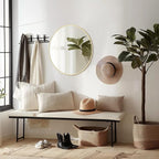 WallBeyond 20 inch Round Mirror Gold Circle Wall Mirror for Bathroom with Metal Framed, Round Wall Mirror for Wall Decor, Vanity, Entryway Living Room