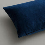 MIULEE Velvet Throw Pillow Covers 14x14 Inch, Pack of 2 - Dark Blue, Soft Solid Small Decorative Pillow Covers Modern Luxury Home Decor for Couch Chair Sofa Bedroom Livingroom Car