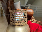 WHW Whole House Worlds Made by Nature Seagrass Baskets, Set of 2 Ovals, Handwoven Open Weave, Handles, 15.75 and 14.25 Inches