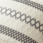 MIULEE Set of 2 Gray Boho Decorative Lumbar Pillow Covers 12x20 Inch Farmhouse Rustic Couch Throw Pillows Modern Cotton Cushion Covers Retro Cute Macrame Woven Spring Home Decor for Bed Sofa Chair