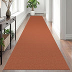 EARTHALL Runner Rug 3x12 Ft Washable Runners for Hallways Extra Long Woven Non Slip Entryway Runner Braided Kitchen Runner Indoor Outdoor Carpet Runners for Entryway, Hall, Foyers, Rustic Orange/Tan