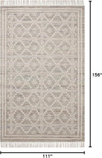 Loloi Angela Rose Rivers Collection RIV-02 Lagoon/Ivory 9'-3" x 13' Reversible Area Rug