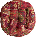 Round Cushion Sofa Cushion Soft Throw Pillow Meditation Pillow Living Room Window Balcony Decoration Pillow (21.6in, red)