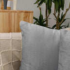 NiNi ALL Decorative Throw Pillow Covers Pack of 2, Velvet Throw Pillow Cases for Couch Pillows Cover Bedroom Living Room Outdoor, Pillow Covers 12x20 Inch Grey